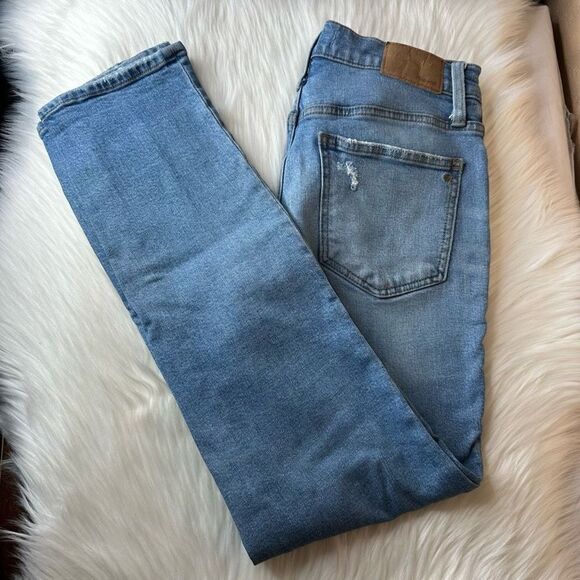 Madewell The Perfect Vintage Jean Distressed in Blue Wash Size 26 - Picture 13 of 13